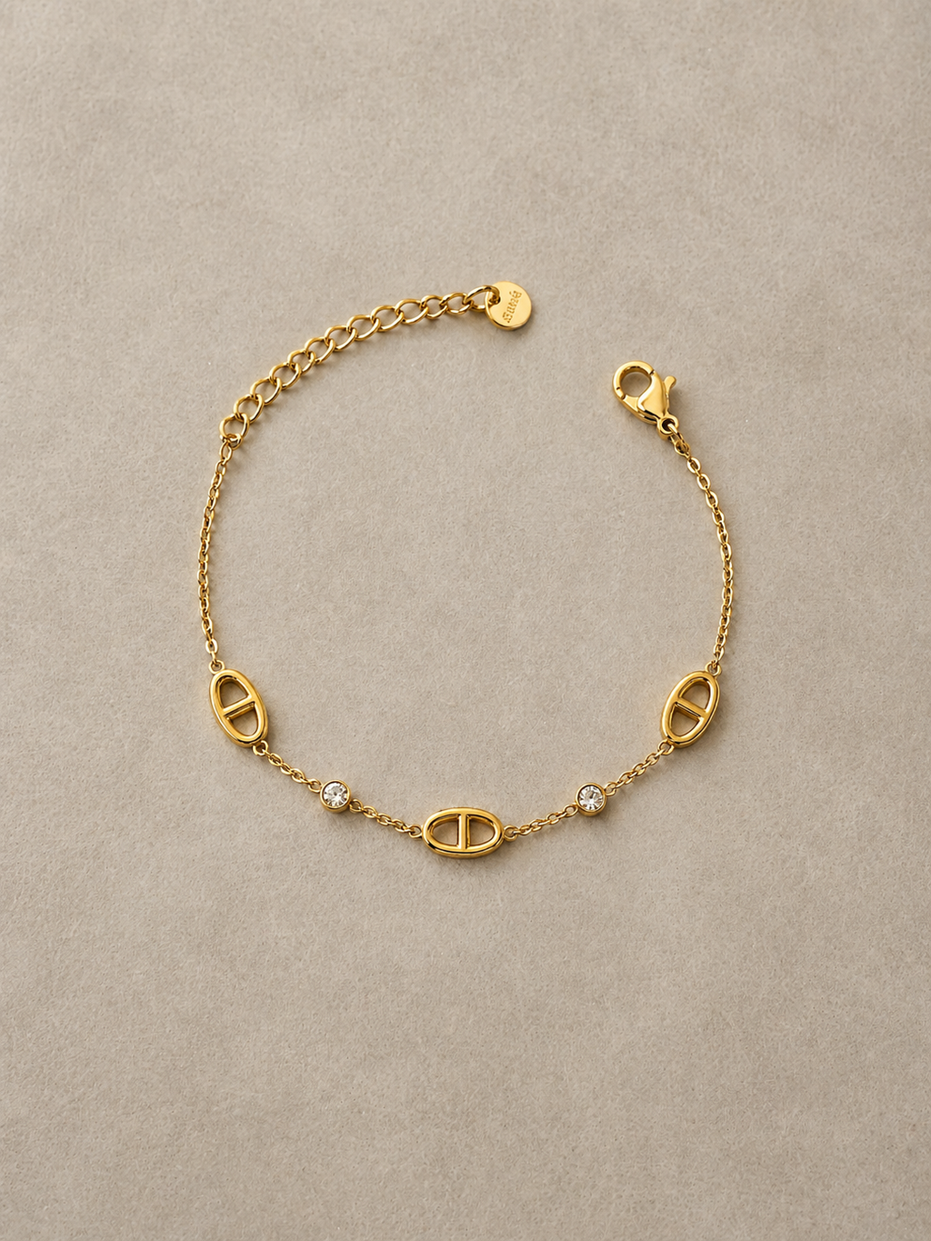 Irrésistible Bracelet Maillons Dorés
