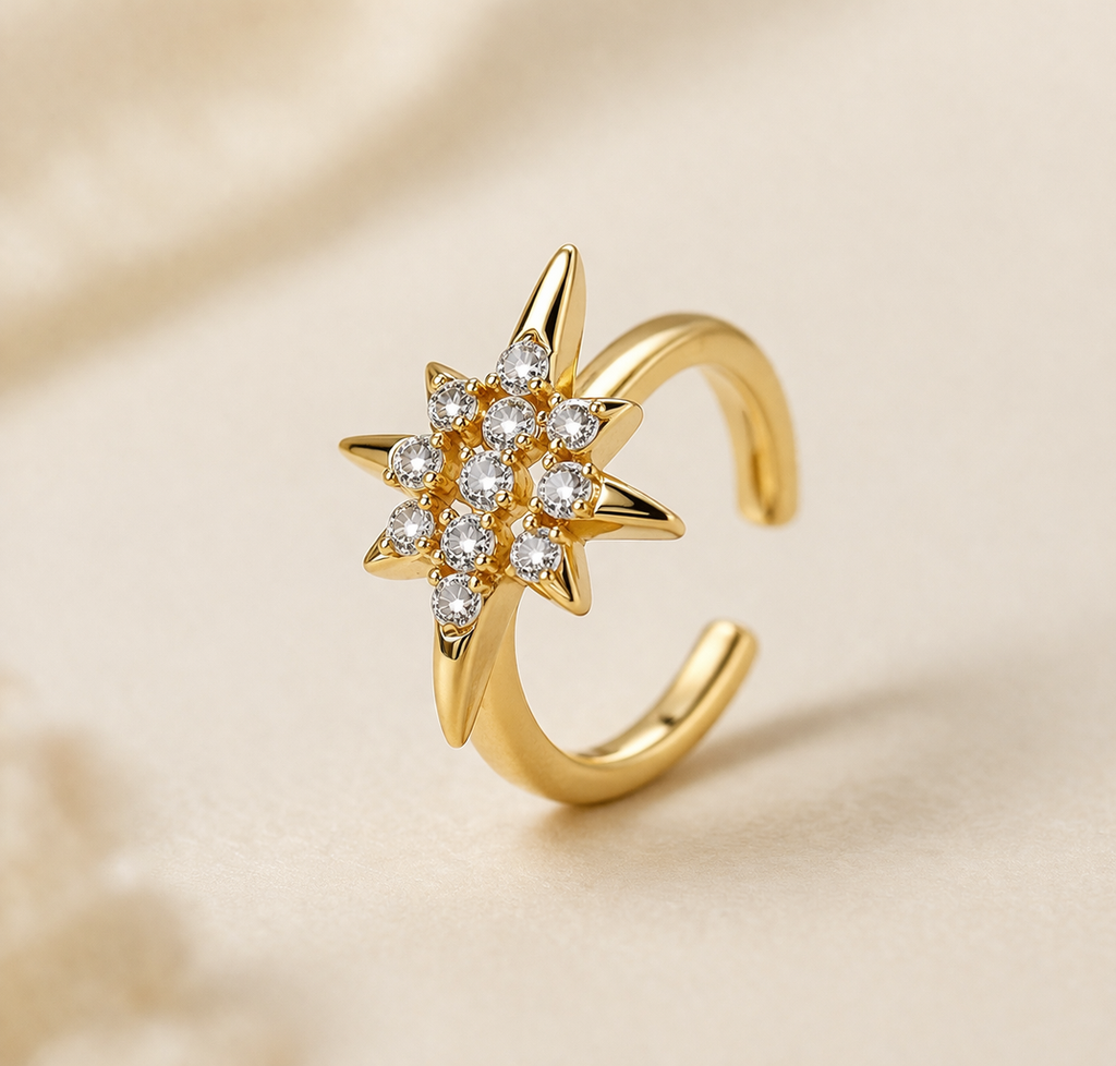 Scintillante Etoile Earcuff
