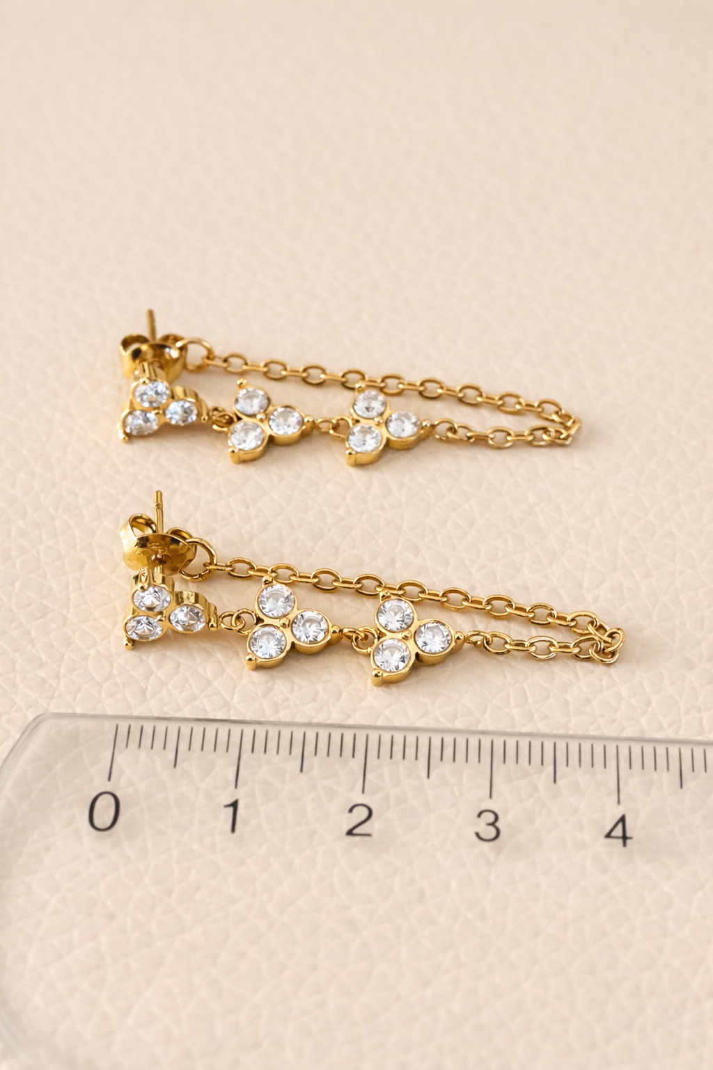 Eclatantes Florales Boucles Chaîne Pendantes