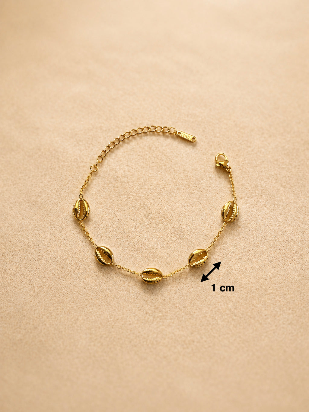 Évasion Coquillage Doré — Bracelet