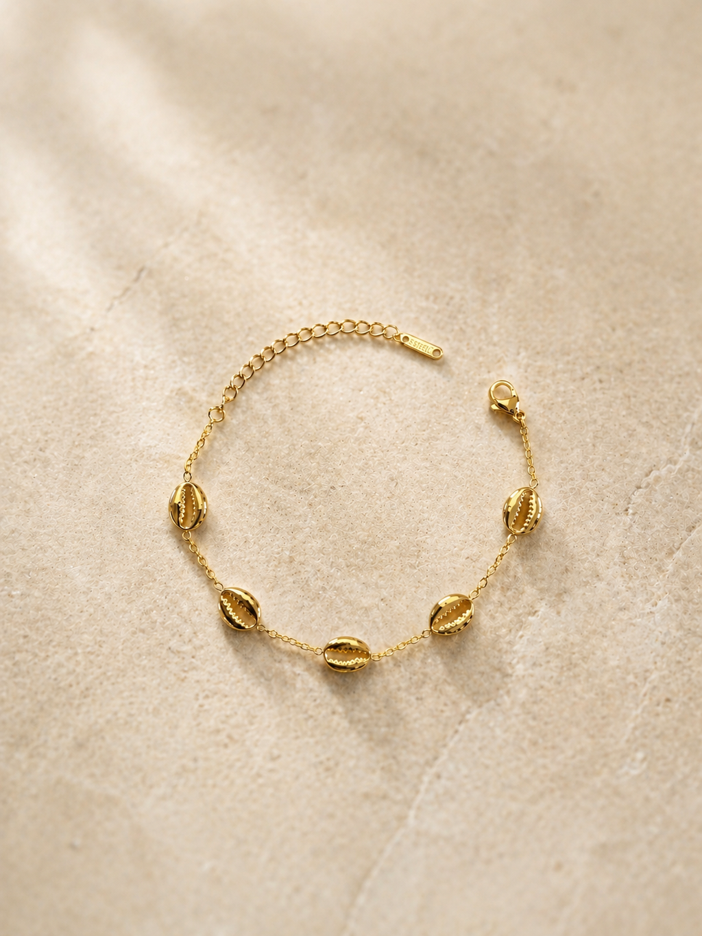 Évasion Coquillage Doré — Bracelet